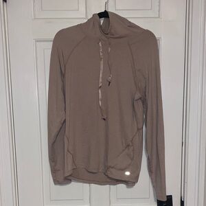 Marika Long Sleeve Top - Light Brown
